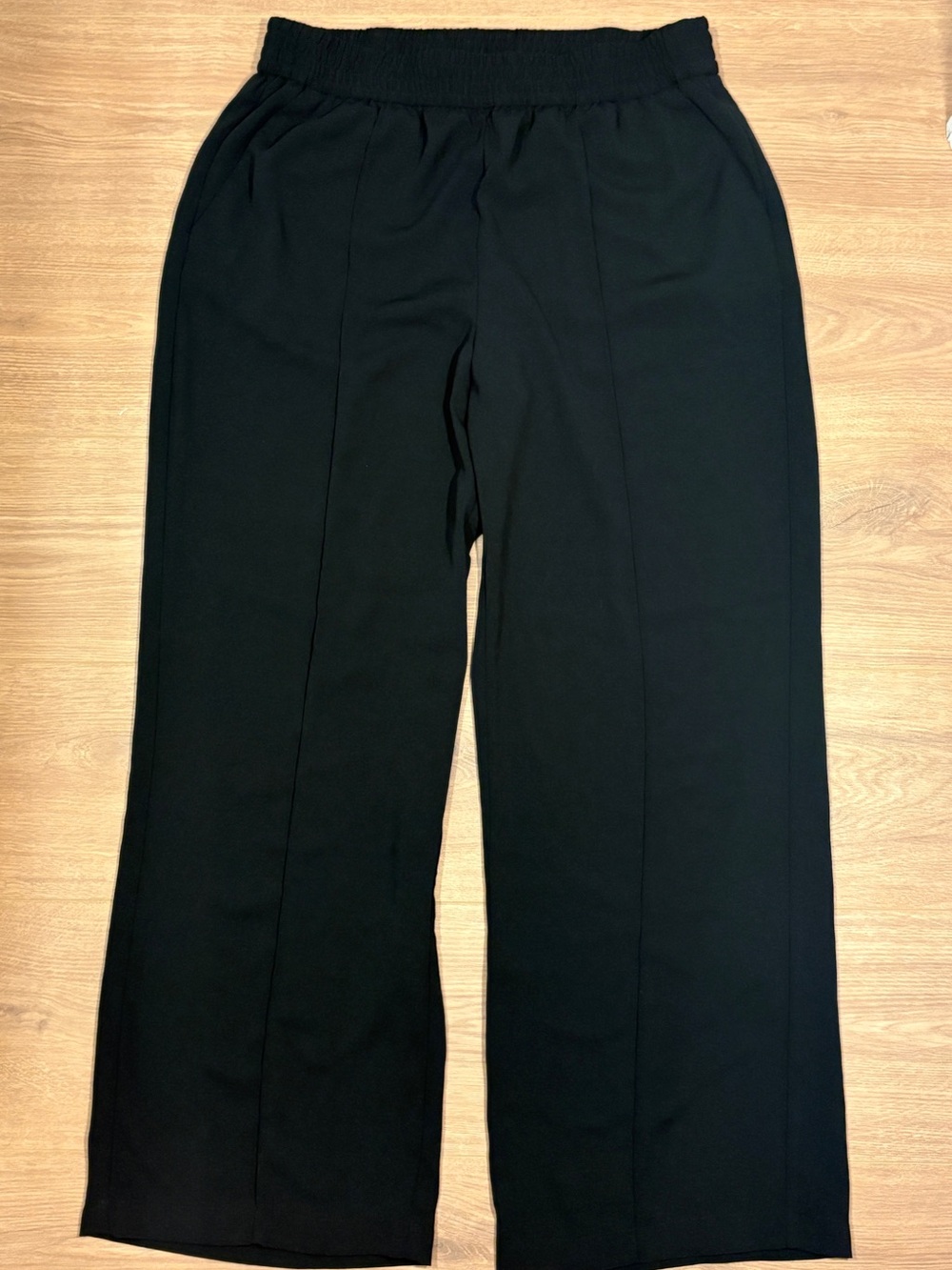 a new day Black Wide-Leg Pull-On Pants